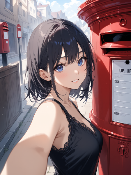 「ポストが大好きな彼女」📮