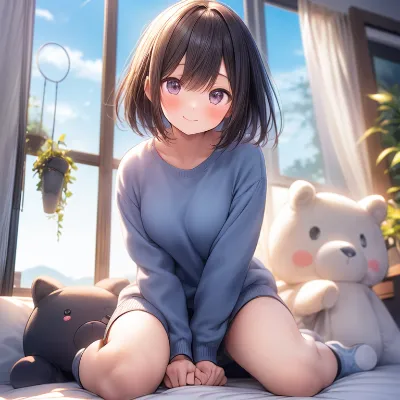 黒髪の女の子71
