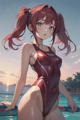 赤スク水