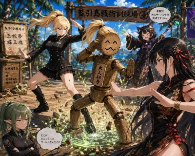 対戦闘訓練用アンドロイド（自称）木人48号（しじゅうはちごう）