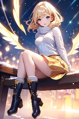 Angel on a Starry Night