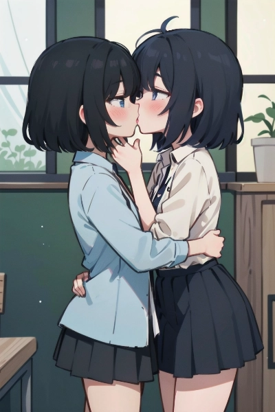 制服JS百合 1