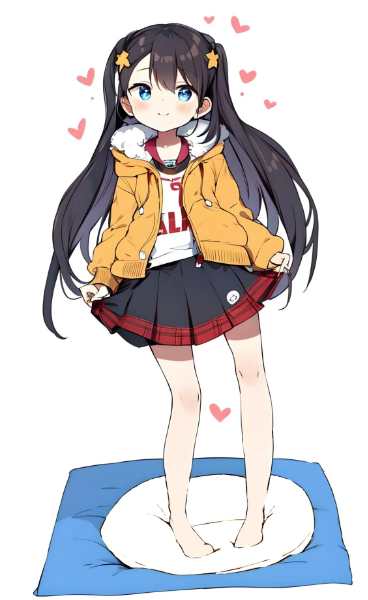 うどん踏みの少女