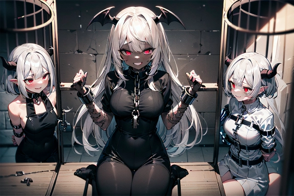 捕虜となった敵軍の悪魔