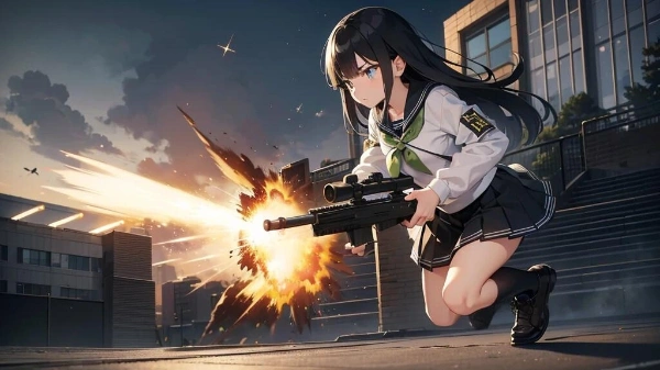 私立ミリオタ学園「ロケランvs女子高生」