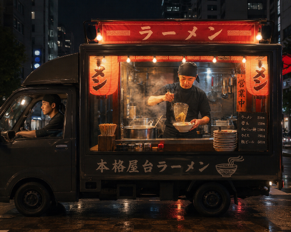 大型屋台モニター
