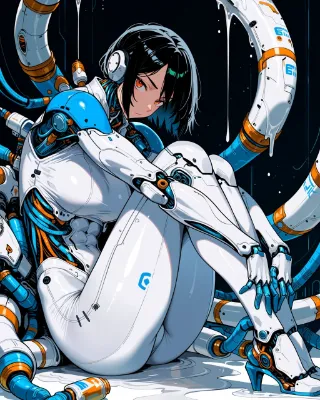 このメカアーム、べっとべとなんですけど…