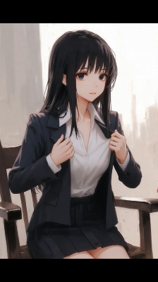 クールなスーツの女性