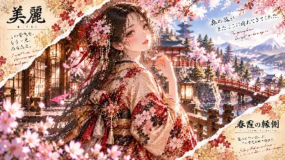 春風が運ぶ、古寺での再会
