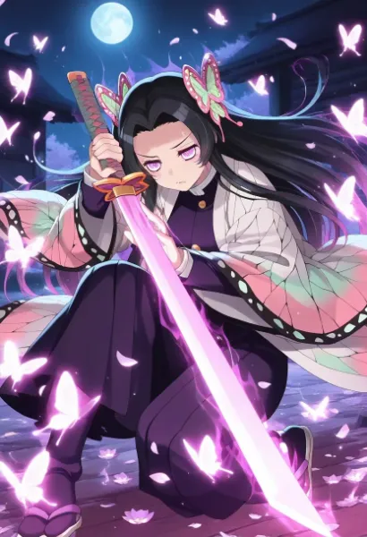 フィギュア化した胡蝶カナエ（鬼滅の刃）