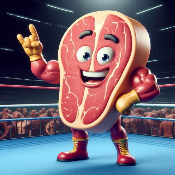 誰かが考える筋肉のプロレスラー