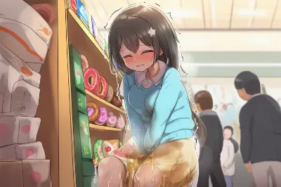ドーナツ選んだけど、こんなに列が続いてるなんて…