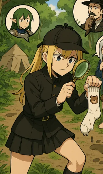 ブロント探偵と、破れた靴下事件