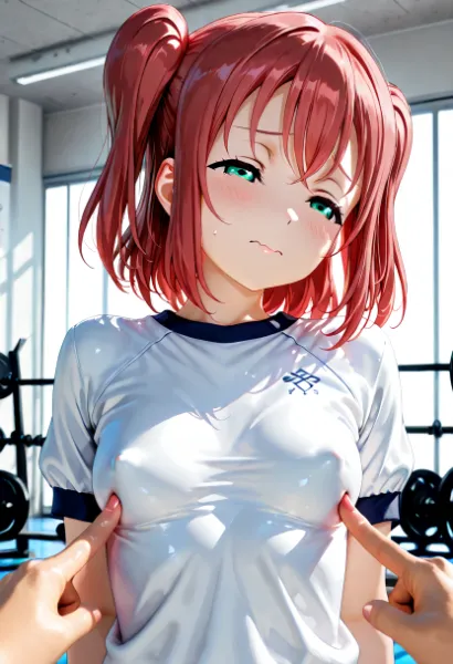 ルビィちゃんのここをツンツン