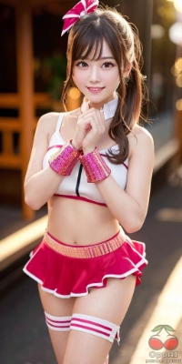 【限定】チアガール姿で一生懸命応援するのが、私の使命だよ！あなたの前でがんばります♪