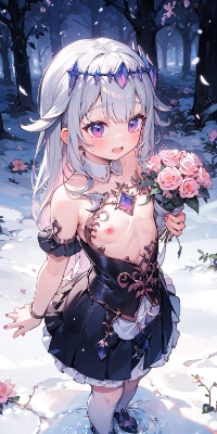 花束とビジュー