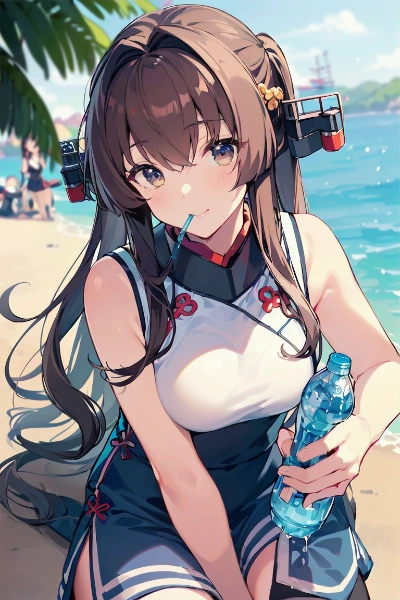 艦これ　ラムネを持つ大和さん