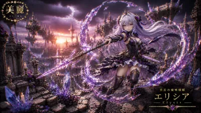 紫晶の魔導槍姫が立つ廃墟の王国