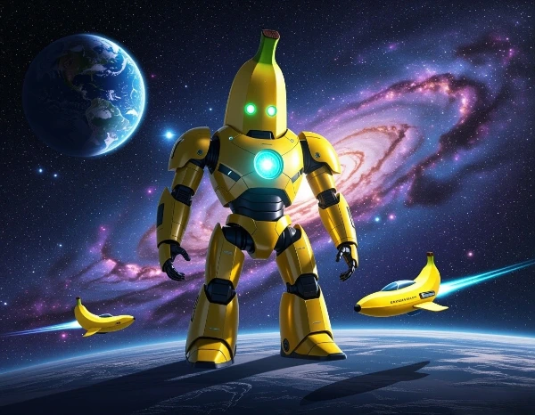 【ガーディアン・バナナ】 宇宙の黄金戦士 - [Guardian Banana] Golden Space Warrior