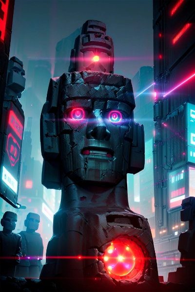 サイバーモアイ 出現！！