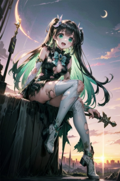 敗北してぶっ壊れた魔法少女（後のペットなカノジョ))