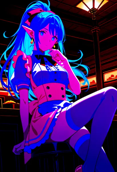 ネオンの残光、瞳に沈む午後の祈り