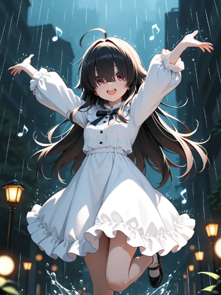 「雨音の調べ」😎🎶