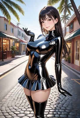 フリルスカート付レオタード