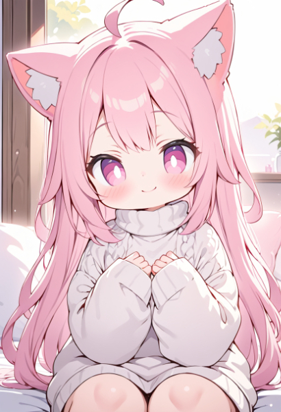 萌え袖セーター