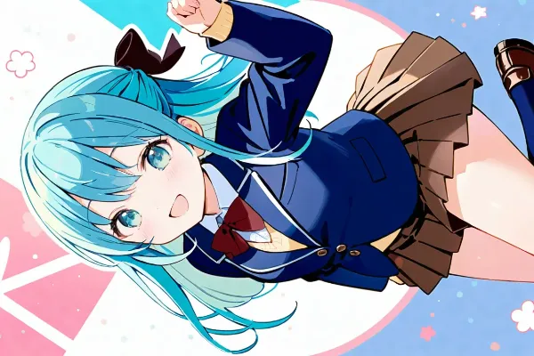 常磐アクア（お題：パステルカラー#1）