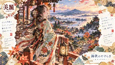 錦秋の風が運ぶ、少女の想い