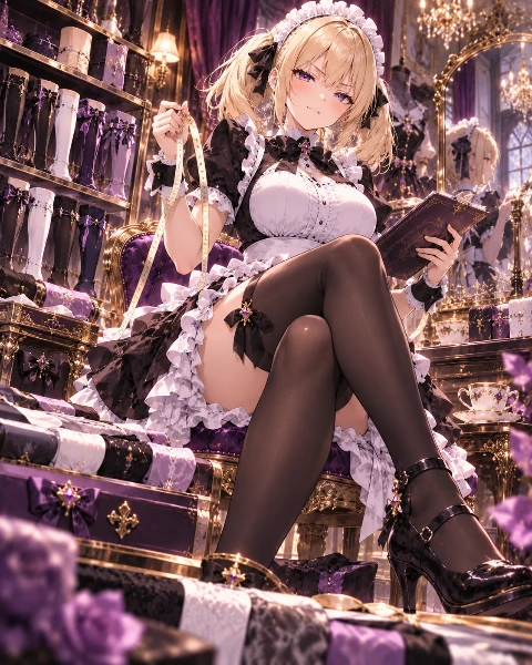 絶対領域管理官ルナ様 ―ニーソの美学に妥協なし