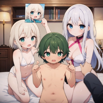 そそのかされる男の子