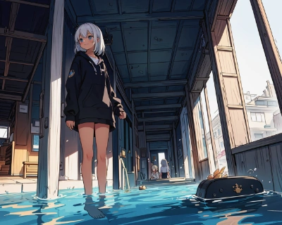 エレメンティア紹介：人々の国 ～水に沈む町～
