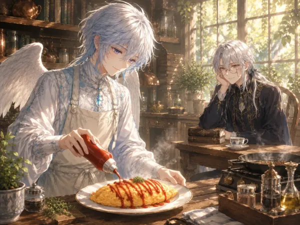 天使のキッチンで描く優しい朝食