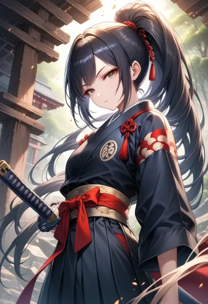 紅蓮の剣士少女