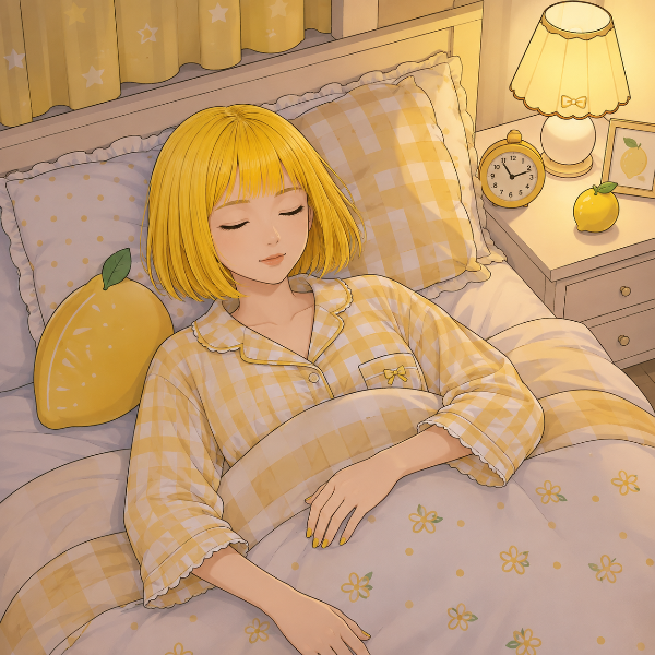 おやすみ🌙（レモンちゃん）