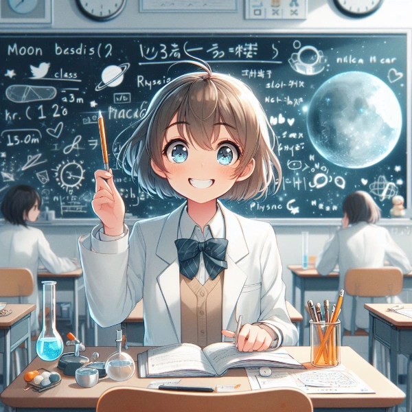 月について学びましょう。