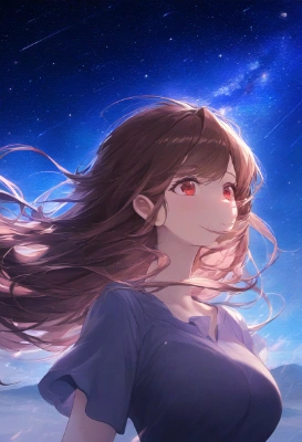 夜空に想いを