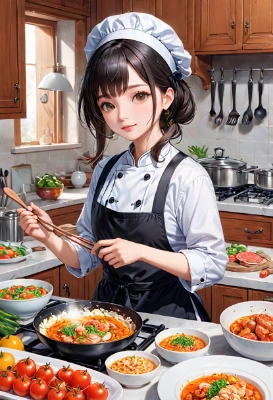 お題「料理」. 只今調理中。