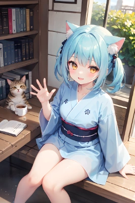 和風猫耳少女
