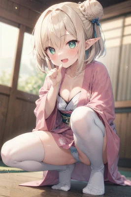 着物エルフ