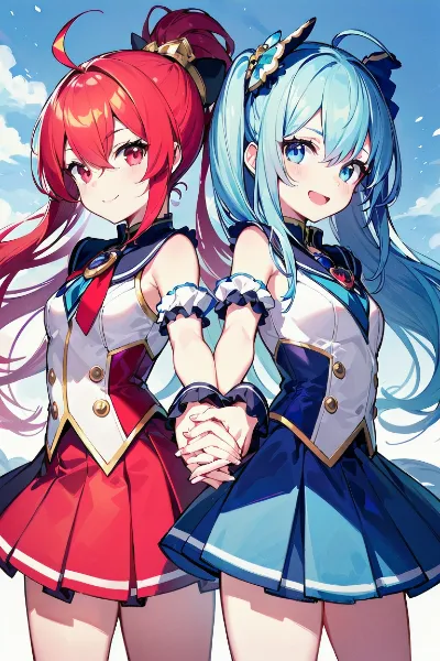 双子の魔法少女