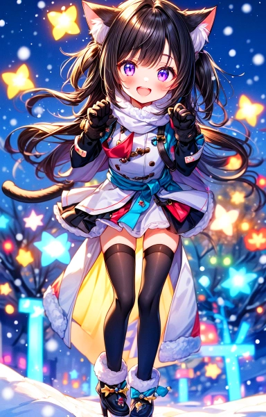 猫耳なうちの子と冬★(9枚)