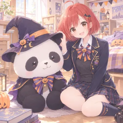 自室でハロウィン