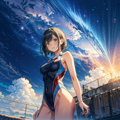 満天の星の下で