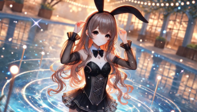 Dreams of shining water - Bunny girl\'s magical moment