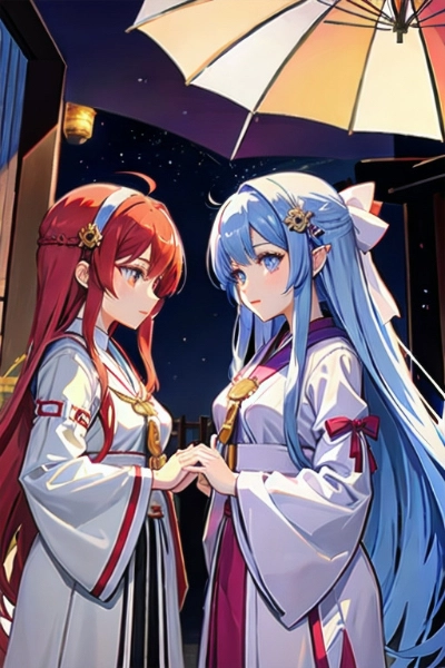 光の巫女と闇の巫女