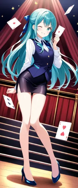 常磐アクア（お題：トランプ）