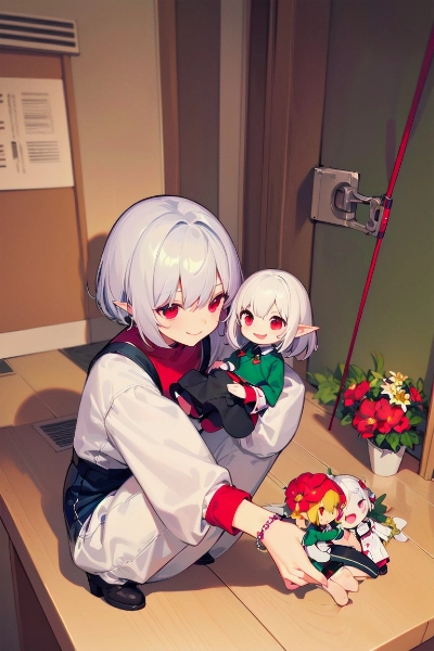 私が作った人形です